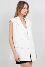 Load image into Gallery viewer, Sia Structured Blazer Vest