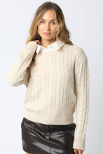 Load image into Gallery viewer, Tessa Sweater Top + Shirt Collar