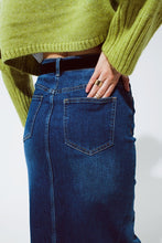Load image into Gallery viewer, Alma Denim Skirt