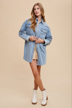 Load image into Gallery viewer, Lena Denim Shacket