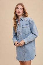 Load image into Gallery viewer, Lena Denim Shacket