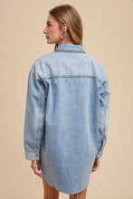 Load image into Gallery viewer, Lena Denim Shacket
