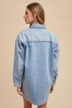 Load image into Gallery viewer, Lena Denim Shacket