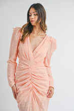 Load image into Gallery viewer, Lucero Peach Dress