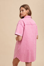 Load image into Gallery viewer, Jazmin Denim Shirt Dress