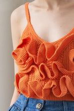 Load image into Gallery viewer, Orange Knit Top
