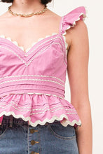Load image into Gallery viewer, Jeanie Flutter Sleeve Top