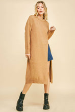 Load image into Gallery viewer, Billie Long Sweater with Slit