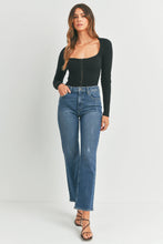 Load image into Gallery viewer, Just Black -Tamara Straight Jeans-