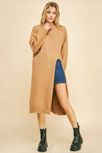 Load image into Gallery viewer, Billie Long Sweater with Slit