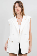 Load image into Gallery viewer, Sia Structured Blazer Vest
