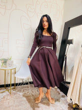 Load image into Gallery viewer, Oliva Squared Neck Dress