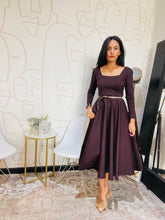 Load image into Gallery viewer, Oliva Squared Neck Dress