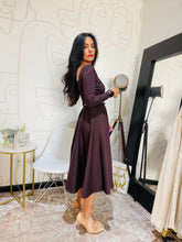 Load image into Gallery viewer, Oliva Squared Neck Dress