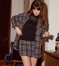 Load image into Gallery viewer, Lucy Paris -Iman Plaid Mini Skirt-
