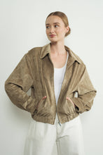 Load image into Gallery viewer, SONIA SUEDE BOMBER JACKET