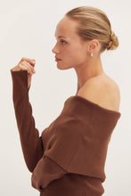 Load image into Gallery viewer, Ana Off Shoulder Knit Long-Sleeve Top