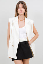 Load image into Gallery viewer, Sia Structured Blazer Vest
