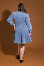 Load image into Gallery viewer, Roma Short Denim Dress
