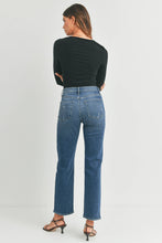 Load image into Gallery viewer, Just Black -Tamara Straight Jeans-