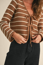 Load image into Gallery viewer, Brie Front Tie Cardi