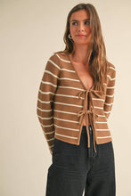 Load image into Gallery viewer, Brie Front Tie Cardi