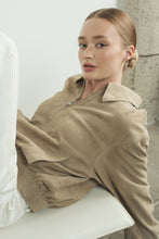 Load image into Gallery viewer, SONIA SUEDE BOMBER JACKET