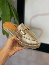 Load image into Gallery viewer, 42 Gold -Anri Loafer Mules-
