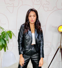 Load image into Gallery viewer, SINDY -Gabriella Leather Blazer