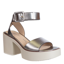 Load image into Gallery viewer, NAKED FEET - ICONOCLAST in GUNMETAL Heeled Sandals
