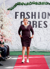 Load image into Gallery viewer, SINDY -Lupe Long Sleeve Shift Dress