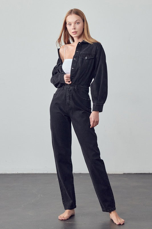 Suzie Denim Jumpsuit – Queen's Boutique