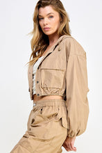 Load image into Gallery viewer, Mia Cargo Cropped Jacket
