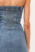 Load image into Gallery viewer, Jennie Corset Denim Dress
