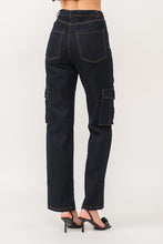 Load image into Gallery viewer, Tayla Denim Cargo Pants
