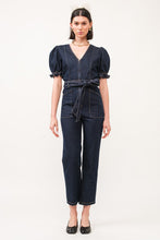 Load image into Gallery viewer, Brie Denim Jumpsuit with Belt
