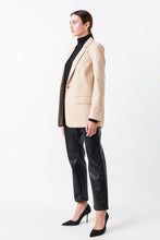 Load image into Gallery viewer, Cristina Faux Leather Blazer
