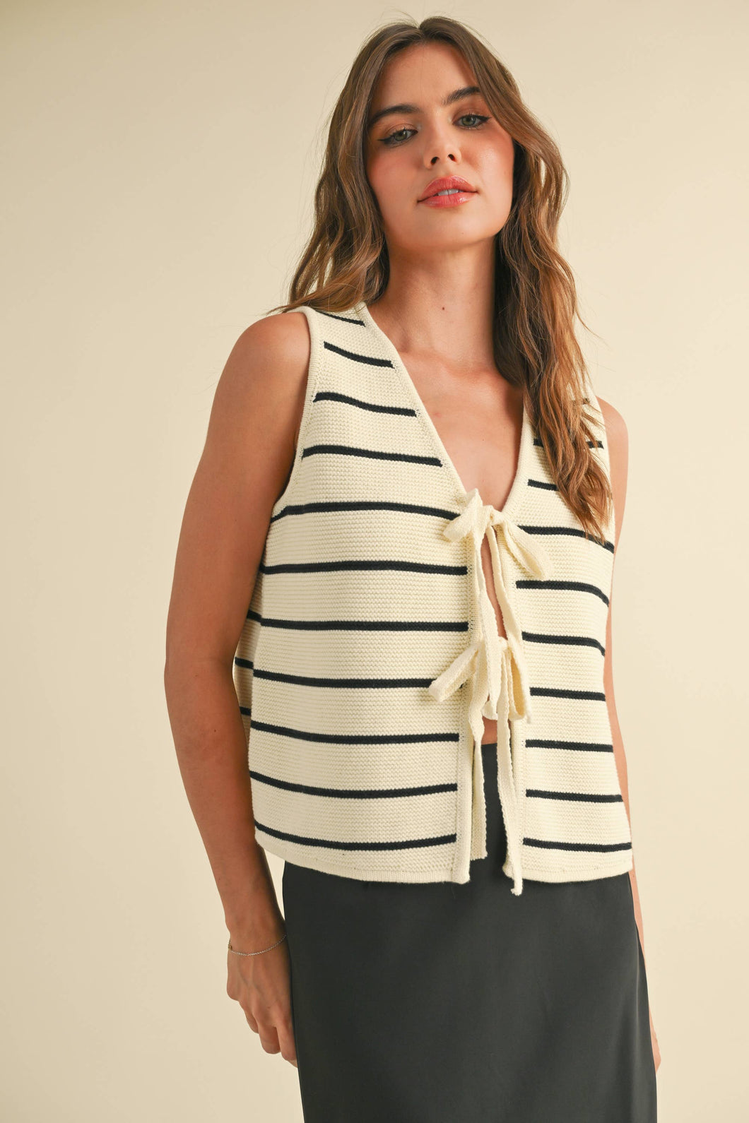 Mia Front Tie Vest