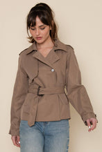 Load image into Gallery viewer, Ella Waist Belted Trench
