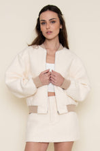 Load image into Gallery viewer, Natalia Fleece Bomber Jacket

