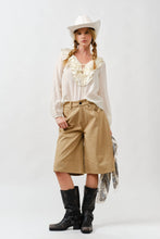 Load image into Gallery viewer, Amber Bermuda Suede Shorts
