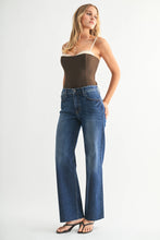 Load image into Gallery viewer, Just Black - Slim Palazzo Jeans
