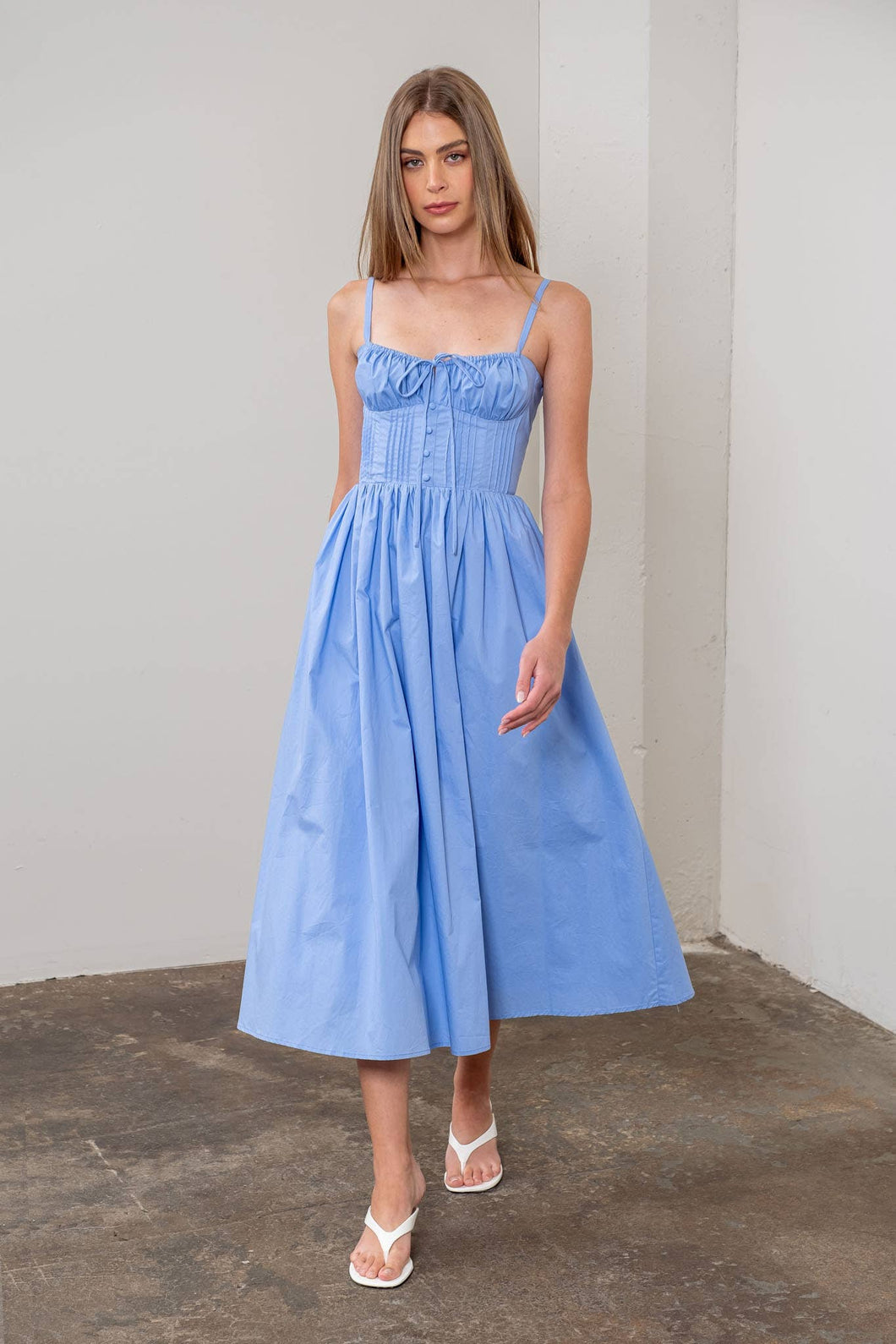 Maribelle Corset Midi Dress