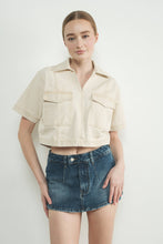 Load image into Gallery viewer, Macielle Denim Top
