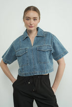 Load image into Gallery viewer, Macielle Denim Top
