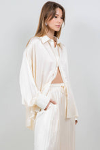 Load image into Gallery viewer, Katy Crinkle Satin Shirt

