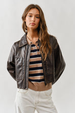 Load image into Gallery viewer, Gaby Vintage Leather Jacket
