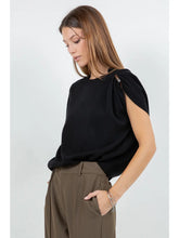 Load image into Gallery viewer, Lunas One Sleeve Knit Top
