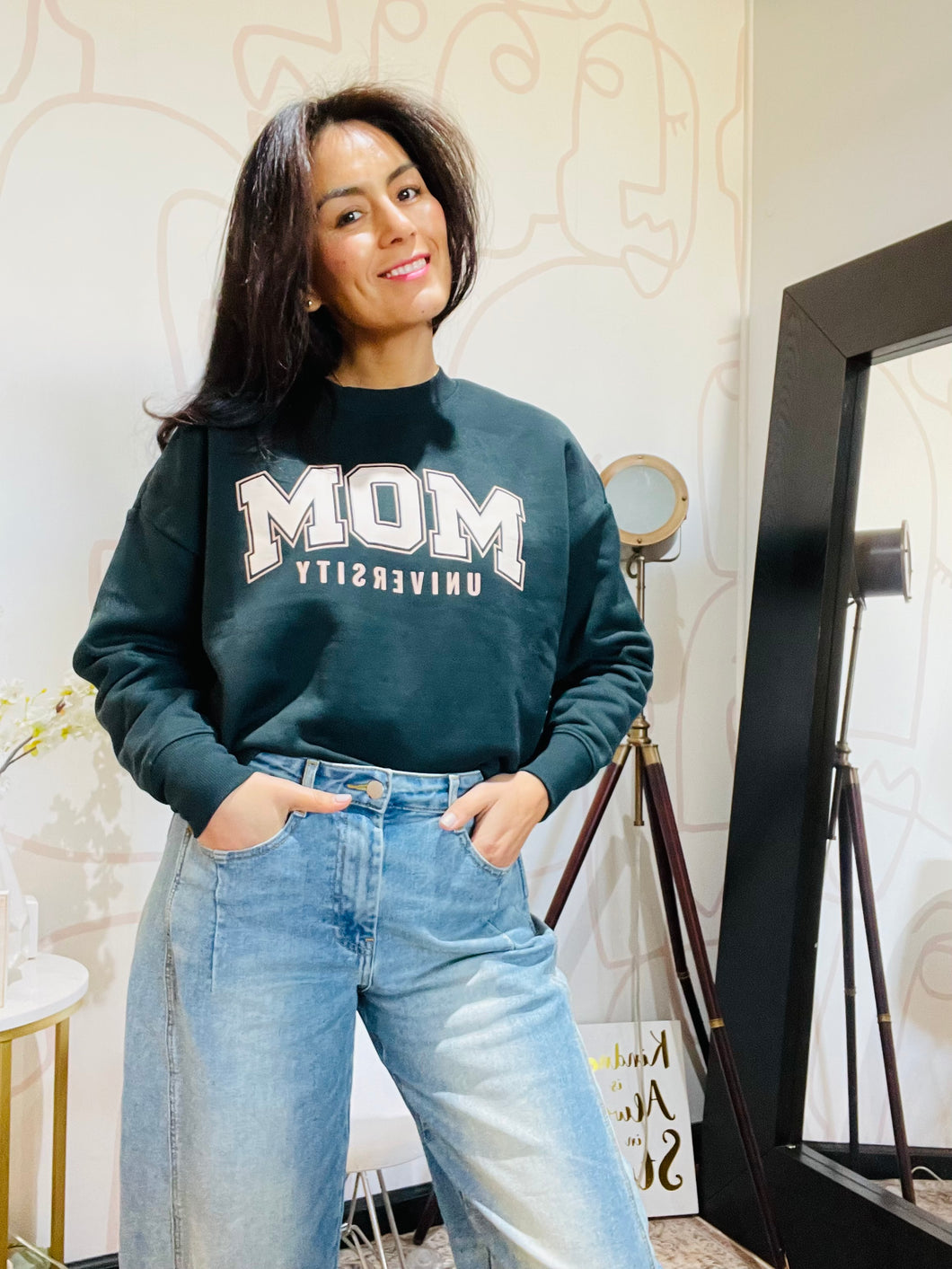 SINDY Collection -MOM University Sweatshirt