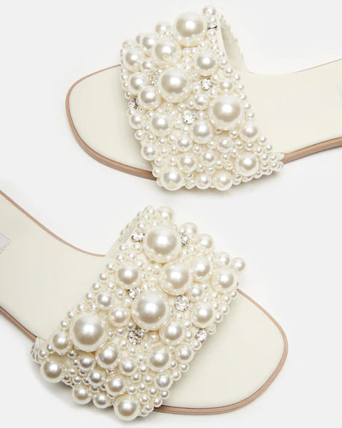 ★Steve Madden★ベスト商品★特価★KNICKY IVORY★サンダル STEVE MADDEN KNICKY Sandals Rhinestone New | eBay